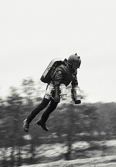 Portrait of Rob Goldstone for The Sunday Times Magazine by Adam Birkan